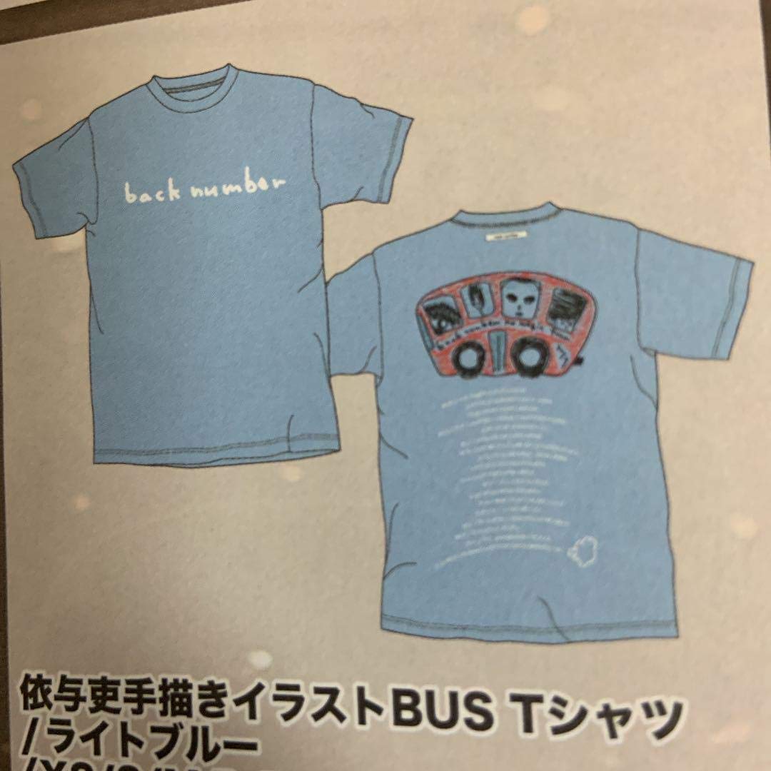 back number fishTシャツ 清水依与吏直筆サイン 商品詳細ページ | back number online store | 依与吏の手描き花